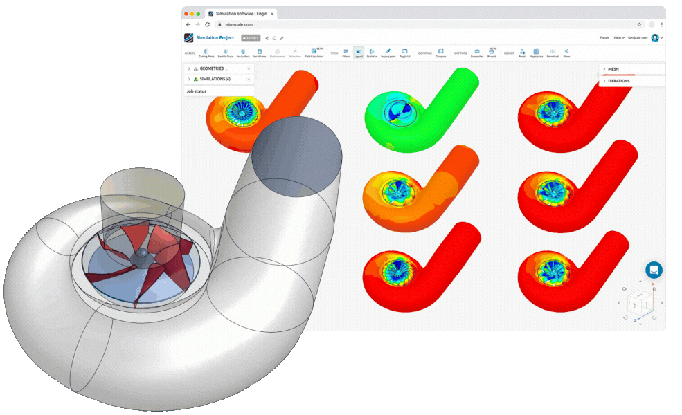 pump design with AI-driven simulation