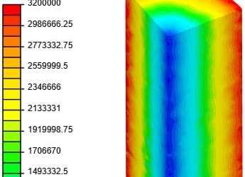 bonded contact validation cauchy stress