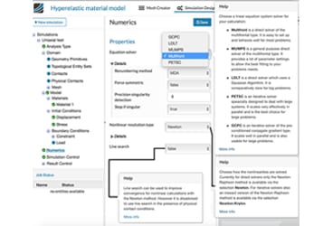 FEM solvers SimScale