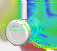 Landing gear simulation