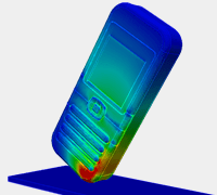 Post-processing image of a mobile phone