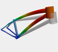 Bike frame simulation