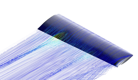 cfd streamlines airflow separation at root of wing stall simscale and darkaero 