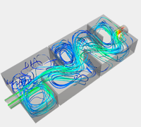 Flow analysis in a water purification system