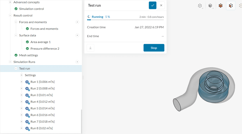 Multi-purpose parametric runs in parallel