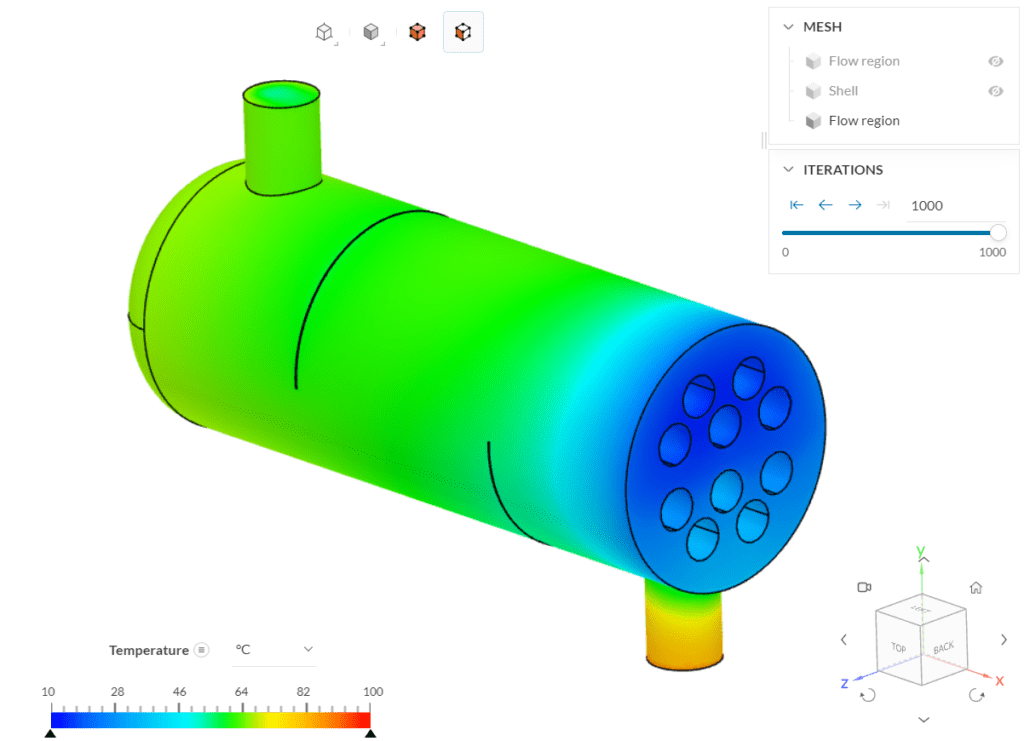 u-tube_tutorial_temperature_part_body_cont_scale u-tube heat exchanger